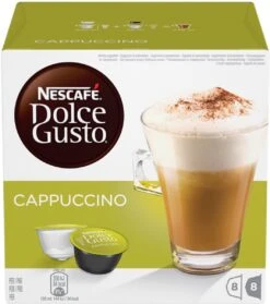 Nescafé Dolce Gusto Cappuccino - 6 X 16 Capsules -Koffiebenodigdheden Winkel 1064x1200