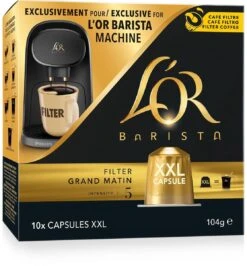 L'OR BARISTA XXL Filter Grand Matin (5) - 5 X 10 Koffiecups 26 L'OR BARISTA XXL Filter Grand Matin (5) - 5 X 10 Koffiecups -Koffiebenodigdheden Winkel 1115x1200