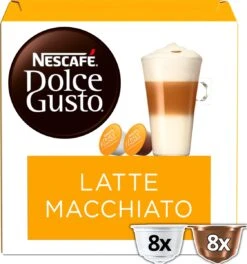 Nescafé Dolce Gusto Latte Macchiato Capsules - 48 Koffiecups 15 Nescafé Dolce Gusto Latte Macchiato Capsules - 48 Koffiecups -Koffiebenodigdheden Winkel 1124x1200