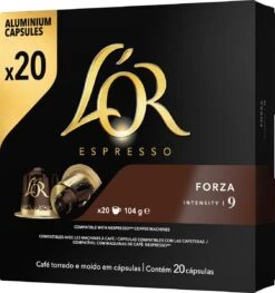 L'OR Espresso Forza Koffiecups - Intensiteit 9/12 - 10 X 20 Capsules 24 L'OR Espresso Forza Koffiecups - Intensiteit 9/12 - 10 X 20 Capsules -Koffiebenodigdheden Winkel 1128x1200 1