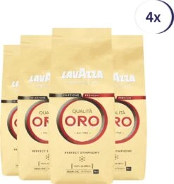 Lavazza Qualita Oro Koffiebonen - 500 Gram X4
