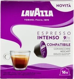Lavazza Espresso Intenso Capsules - Geschikt Voor Dolce Gusto Apparaat - 16 Stuks X3 7 Lavazza Espresso Intenso Capsules - Geschikt Voor Dolce Gusto Apparaat - 16 Stuks X3 -Koffiebenodigdheden Winkel 1136x1200