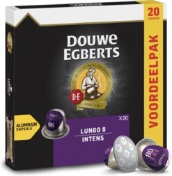 Douwe Egberts Lungo Intens Koffiecups - Intensiteit 8/12 - 10 X 20 Capsules 19 Douwe Egberts Lungo Intens Koffiecups - Intensiteit 8/12 - 10 X 20 Capsules -Koffiebenodigdheden Winkel 1170x1200