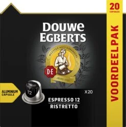 Douwe Egberts Espresso Ristretto (12) - 10 X 20 Koffiecups 14 Douwe Egberts Espresso Ristretto (12) - 10 X 20 Koffiecups -Koffiebenodigdheden Winkel 1189x1200