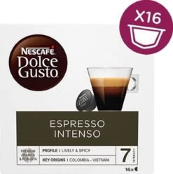 Nescafé Dolce Gusto Espresso Intenso Cups - 3 X 16 Stuks 10 Nescafé Dolce Gusto Espresso Intenso Cups - 3 X 16 Stuks -Koffiebenodigdheden Winkel 1197x1200 3