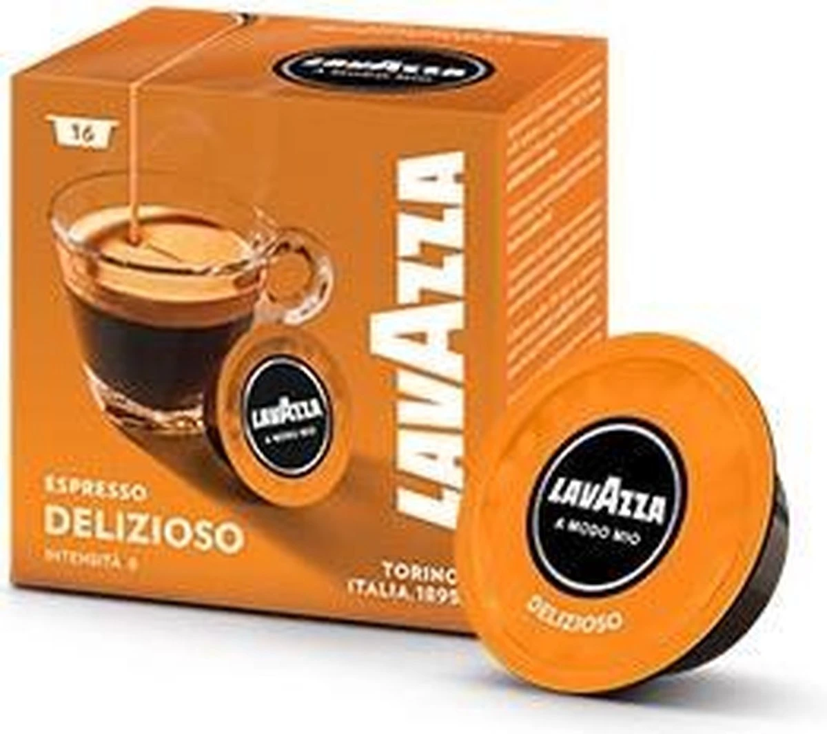 Lavazza A Modo Mio Delizioso Cups Grootverpakking - 16 X 16 Stuks 3 Lavazza A Modo Mio Delizioso Cups Grootverpakking - 16 X 16 Stuks