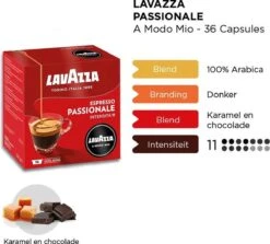 Lavazza A Modo Mio Passionale 36 Stuks 10 Lavazza A Modo Mio Passionale 36 Stuks -Koffiebenodigdheden Winkel 1200x1085