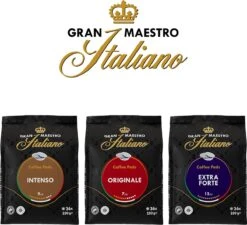 Gran Maestro Italiano – Extra Forte - Koffiepads - Senseo Compatibel Pads – Krachtig En Karakteristiek - 6 X 36 Pads 7 Gran Maestro Italiano – Extra Forte - Koffiepads - Senseo Compatibel Pads – Krachtig En Karakteristiek - 6 X 36 Pads -Koffiebenodigdheden Winkel 1200x1094 2