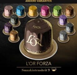 L'OR Espresso Forza Koffiecups - Intensiteit 9/12 - 10 X 10 Capsules 21 L'OR Espresso Forza Koffiecups - Intensiteit 9/12 - 10 X 10 Capsules -Koffiebenodigdheden Winkel 1200x1173 12