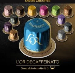 L'OR Espresso Decaffeinato Koffiecups - Intensiteit 6/12 - 10 X 10 Capsules 23 L'OR Espresso Decaffeinato Koffiecups - Intensiteit 6/12 - 10 X 10 Capsules -Koffiebenodigdheden Winkel 1200x1173 13