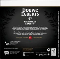 Douwe Egberts Espresso Krachtig Koffiecups - Intensiteit 10/12 - 10 X 20 Capsules 13 Douwe Egberts Espresso Krachtig Koffiecups - Intensiteit 10/12 - 10 X 20 Capsules -Koffiebenodigdheden Winkel 1200x1184 6