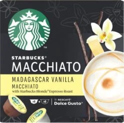 Starbucks By Dolce Gusto Capsules Madagascar Vanilla Macchiato- 3 Doosjes à 12 Koffiecups 9 Starbucks By Dolce Gusto Capsules Madagascar Vanilla Macchiato- 3 Doosjes à 12 Koffiecups -Koffiebenodigdheden Winkel 1200x1195 2