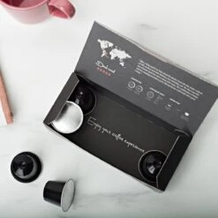 Aroma Club - Nespresso Compatible Capsules (120 St.) - No. 3 Strong George - Intensiteit 5/5 - Espresso - 100% Aluminium Koffiecups -Koffiebenodigdheden Winkel 1200x1200 16