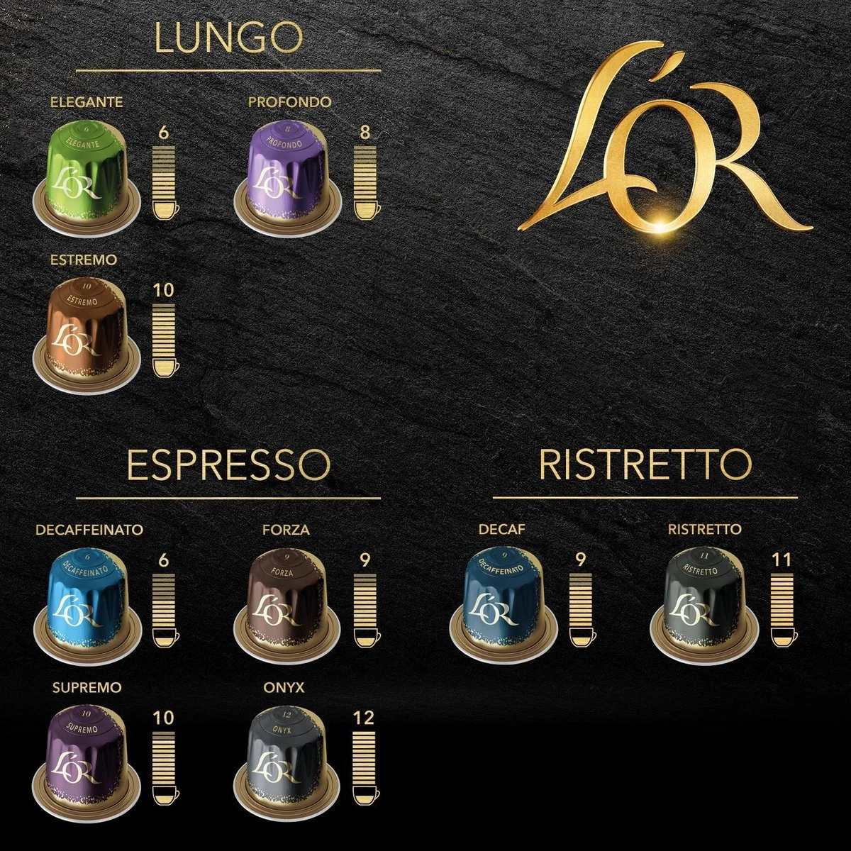 L'OR Espresso Decaffeinato Koffiecups - Intensiteit 6/12 - 10 X 10 Capsules 7 L'OR Espresso Decaffeinato Koffiecups - Intensiteit 6/12 - 10 X 10 Capsules - Afbeelding 5