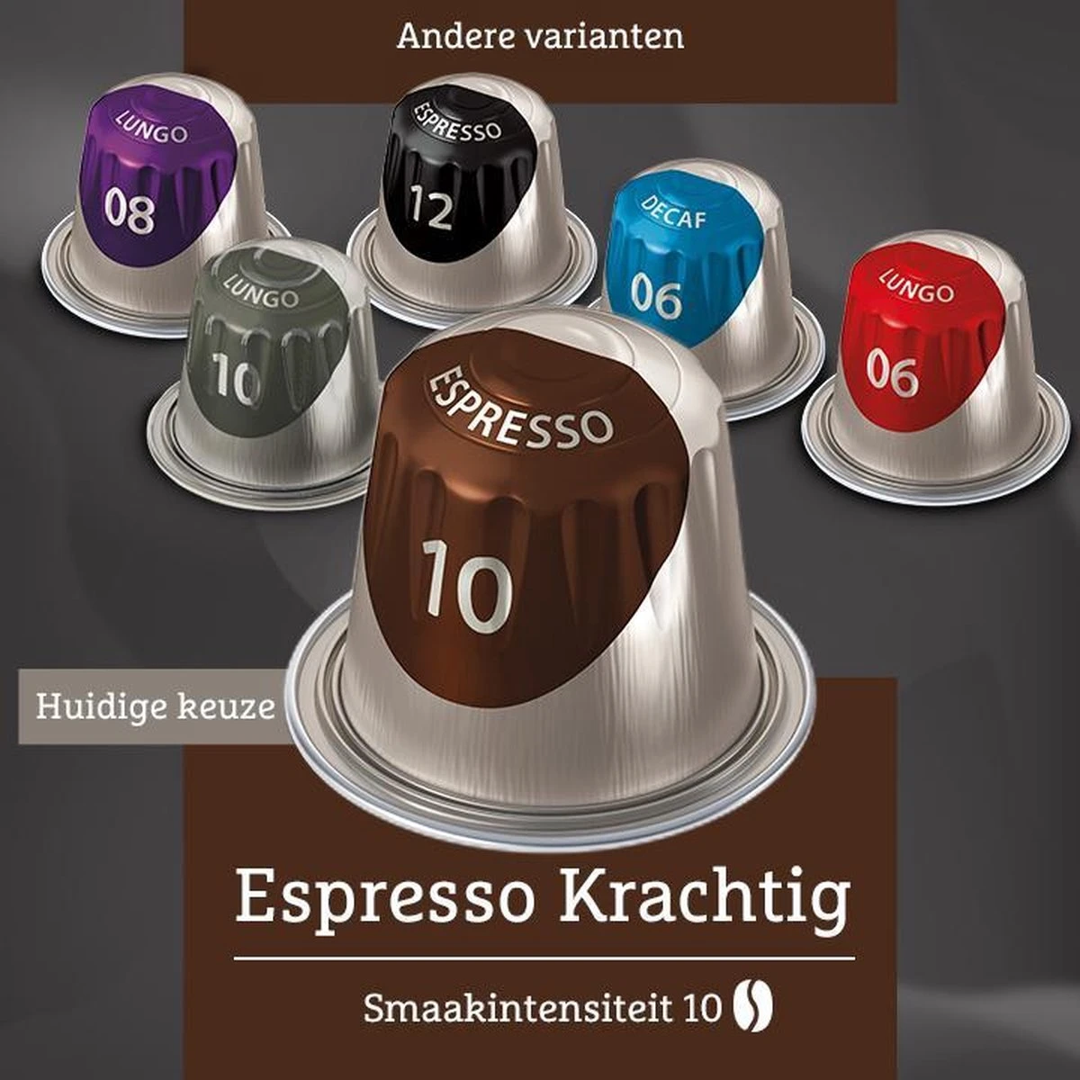 Douwe Egberts Espresso Krachtig Koffiecups - Intensiteit 10/12 - 10 X 20 Capsules 7 Douwe Egberts Espresso Krachtig Koffiecups - Intensiteit 10/12 - 10 X 20 Capsules - Afbeelding 5