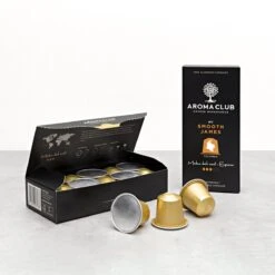 Aroma Club - Proefpakket Nespresso Compatible Capsules (100 St.) - 5 Smaken - Espresso & Lungo - 100% Aluminium Koffiecups 16 Aroma Club - Proefpakket Nespresso Compatible Capsules (100 St.) - 5 Smaken - Espresso & Lungo - 100% Aluminium Koffiecups -Koffiebenodigdheden Winkel 1200x1200 44
