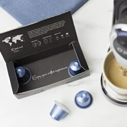 Aroma Club - Nespresso Compatible Capsules (120 St.) - No. 5 Decaf John - Intensiteit 3/5 - Decaf - 100% Aluminium Koffiecups -Koffiebenodigdheden Winkel 1200x1200 50