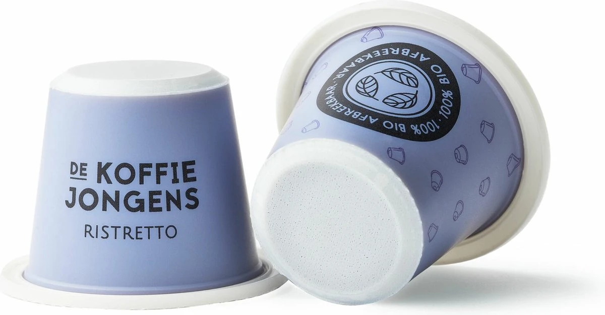 Biologisch Afbreekbare Koffiecups - Ristretto 60x - De Koffiejongens 4 Biologisch Afbreekbare Koffiecups - Ristretto 60x - De Koffiejongens - Afbeelding 2