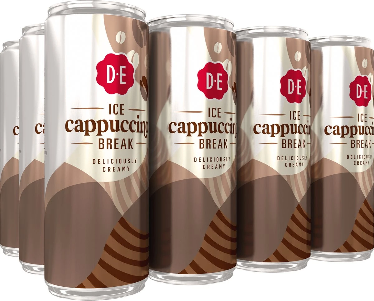 Douwe Egberts Ice Cappuccino IJskoffie - 12 X 250 Ml 3 Douwe Egberts Ice Cappuccino IJskoffie - 12 X 250 Ml