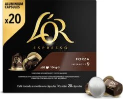 L'OR Espresso Forza Koffiecups - Intensiteit 9/12 - 10 X 20 Capsules 18 L'OR Espresso Forza Koffiecups - Intensiteit 9/12 - 10 X 20 Capsules -Koffiebenodigdheden Winkel 1200x968