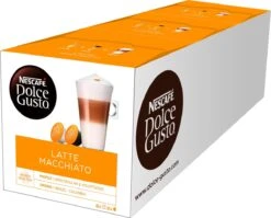 Nescafé Dolce Gusto Latte Macchiato Capsules - 48 Koffiecups 12 Nescafé Dolce Gusto Latte Macchiato Capsules - 48 Koffiecups -Koffiebenodigdheden Winkel 1200x969