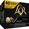 L'OR Espresso Ristretto Koffiecups - Intensiteit 11/12 - 4 X 40 Capsules 1 L'OR Espresso Ristretto Koffiecups - Intensiteit 11/12 - 4 X 40 Capsules -Koffiebenodigdheden Winkel 1200x984 1