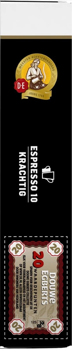 Douwe Egberts Espresso Krachtig Koffiecups - Intensiteit 10/12 - 10 X 20 Capsules 10 Douwe Egberts Espresso Krachtig Koffiecups - Intensiteit 10/12 - 10 X 20 Capsules - Afbeelding 8
