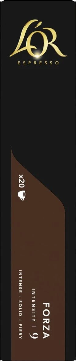 L'OR Espresso Forza Koffiecups - Intensiteit 9/12 - 10 X 20 Capsules 22 L'OR Espresso Forza Koffiecups - Intensiteit 9/12 - 10 X 20 Capsules -Koffiebenodigdheden Winkel 253x1200 7