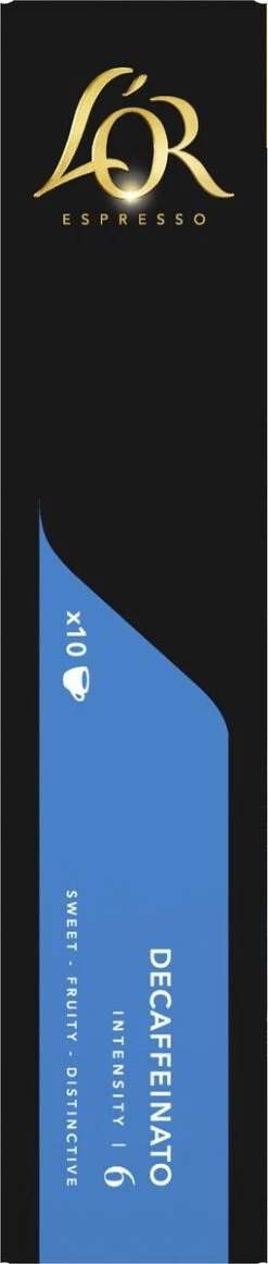 L'OR Espresso Decaffeinato Koffiecups - Intensiteit 6/12 - 10 X 10 Capsules 16 L'OR Espresso Decaffeinato Koffiecups - Intensiteit 6/12 - 10 X 10 Capsules -Koffiebenodigdheden Winkel 255x1200 11