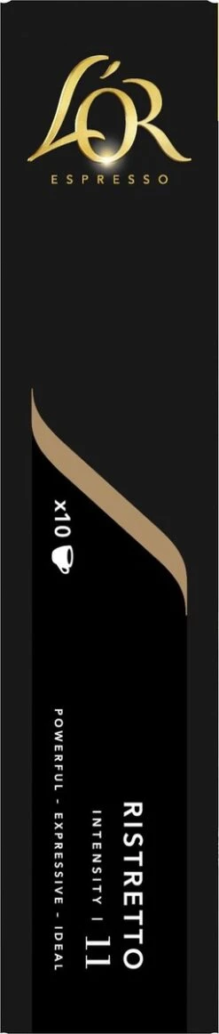 L'OR Espresso Ristretto (11) - 10 X 10 Koffiecups 15 L'OR Espresso Ristretto (11) - 10 X 10 Koffiecups -Koffiebenodigdheden Winkel 255x1200