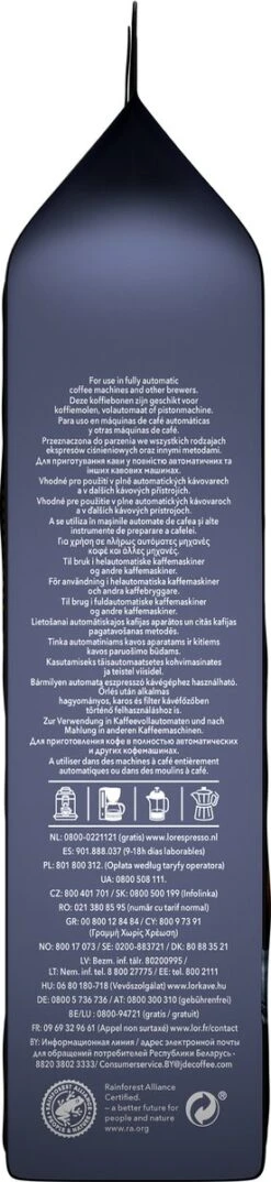 L'OR Espresso Fortissimo Koffiebonen (10) - 4 X 500 Gram 16 L'OR Espresso Fortissimo Koffiebonen (10) - 4 X 500 Gram -Koffiebenodigdheden Winkel 276x1200 1