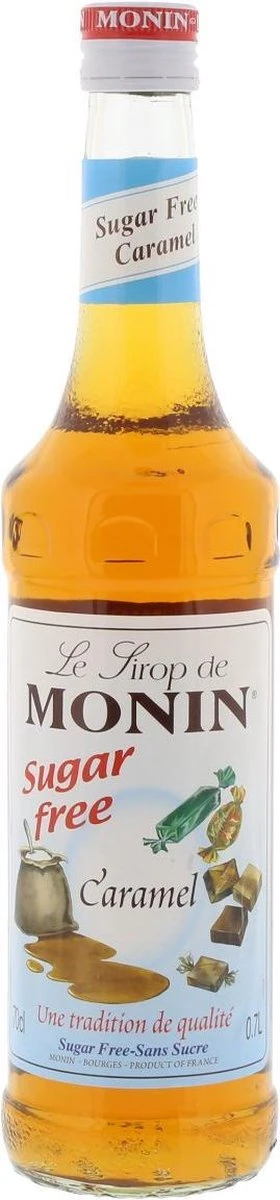 Monin Koffiesiroop Karamel Suikervrij - 70 Cl 3 Monin Koffiesiroop Karamel Suikervrij - 70 Cl