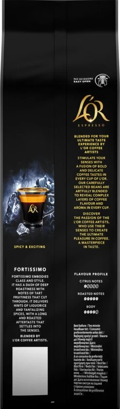 L'OR Espresso Fortissimo Koffiebonen (10) - 4 X 500 Gram 15 L'OR Espresso Fortissimo Koffiebonen (10) - 4 X 500 Gram -Koffiebenodigdheden Winkel 352x1200 1