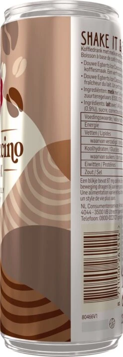 Douwe Egberts Ice Cappuccino IJskoffie - 12 X 250 Ml 9 Douwe Egberts Ice Cappuccino IJskoffie - 12 X 250 Ml -Koffiebenodigdheden Winkel 416x1200 1