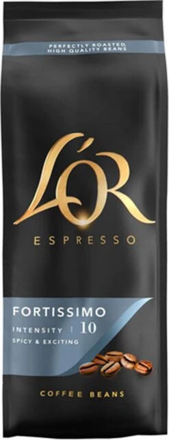 L'OR Espresso Fortissimo Koffiebonen (10) - 4 X 500 Gram 25 L'OR Espresso Fortissimo Koffiebonen (10) - 4 X 500 Gram -Koffiebenodigdheden Winkel 463x1200