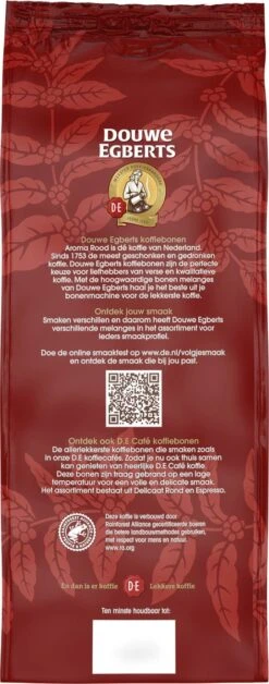Douwe Egberts Aroma Rood Koffiebonen - 4 X 1000 Gram - Extra Grote Verpakking 14 Douwe Egberts Aroma Rood Koffiebonen - 4 X 1000 Gram - Extra Grote Verpakking -Koffiebenodigdheden Winkel 472x1200 1