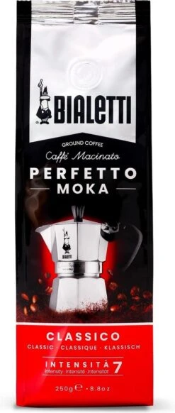 Bialetti Perfetto Moka Classico Gemalen Koffie - 250 Gram