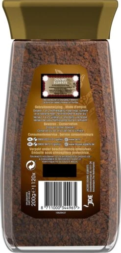 Douwe Egberts Gold Oploskoffie - 6 X Pot Van 200 Gram 10 Douwe Egberts Gold Oploskoffie - 6 X Pot Van 200 Gram -Koffiebenodigdheden Winkel 574x1200