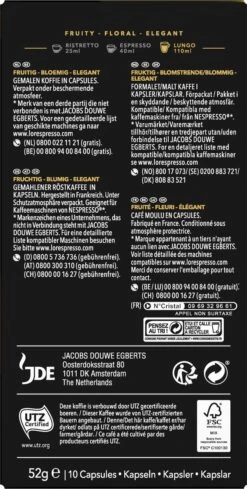 L'OR Lungo Profondo Koffiecups - Intensiteit 8/12 - 10 X 10 Capsules -Koffiebenodigdheden Winkel 606x1200 13