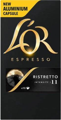 L'OR Espresso Ristretto (11) - 10 X 10 Koffiecups 23 L'OR Espresso Ristretto (11) - 10 X 10 Koffiecups -Koffiebenodigdheden Winkel 611x1200