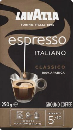Lavazza Espresso Italiano Classico Gemalen / Filterkoffie - 8 X 250 Gram 12 Lavazza Espresso Italiano Classico Gemalen / Filterkoffie - 8 X 250 Gram -Koffiebenodigdheden Winkel 676x1200 2