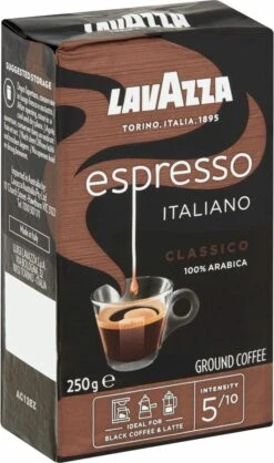 Lavazza Espresso Italiano Classico Gemalen / Filterkoffie - 8 X 250 Gram