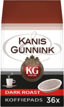 Kanis & Gunnink Dark Roast Koffiepads - 10 X 36 Pads 8 Kanis & Gunnink Dark Roast Koffiepads - 10 X 36 Pads -Koffiebenodigdheden Winkel 722x1200 4