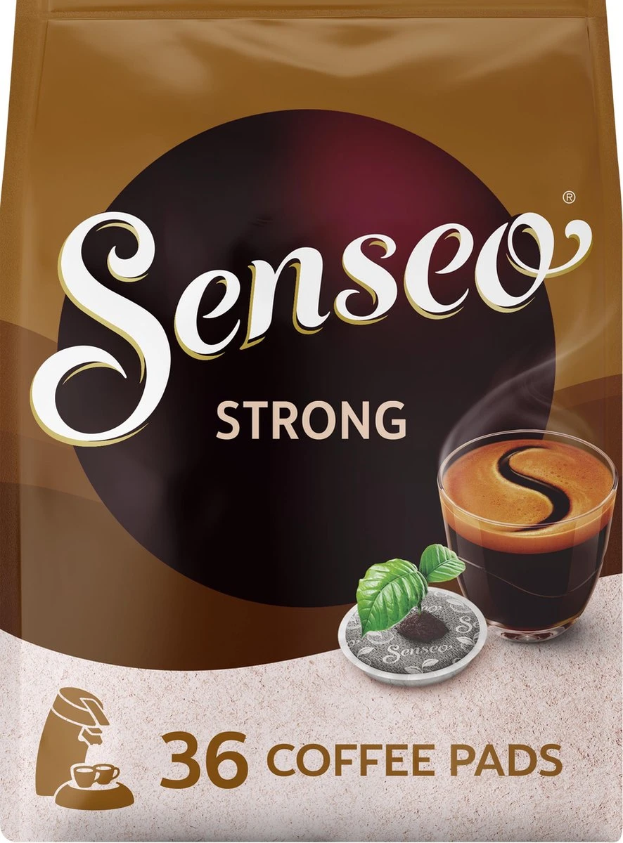 Senseo Strong Koffiepads - 7/9 Intensiteit - 10 X 36 Pads 10 Senseo Strong Koffiepads - 7/9 Intensiteit - 10 X 36 Pads - Afbeelding 8