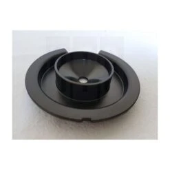 KUNSTOF DEKSEL VOOR GLASKAN ZWART, 08970