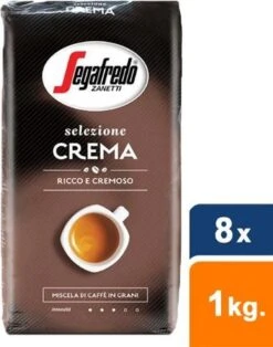Segafredo Selezione Crema Koffiebonen - 8 X 1 Kg 8 Segafredo Selezione Crema Koffiebonen - 8 X 1 Kg -Koffiebenodigdheden Winkel 943x1200