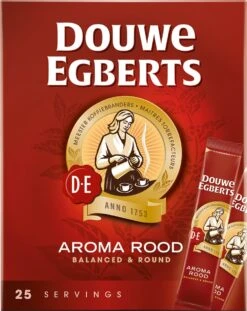 Douwe Egberts Aroma Rood Sticks Oploskoffie - 6 X 25 Zakjes 14 Douwe Egberts Aroma Rood Sticks Oploskoffie - 6 X 25 Zakjes -Koffiebenodigdheden Winkel 954x1200 1