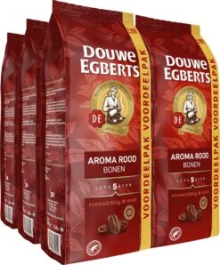 Douwe Egberts Aroma Rood Koffiebonen - 4 X 1000 Gram - Extra Grote Verpakking 12 Douwe Egberts Aroma Rood Koffiebonen - 4 X 1000 Gram - Extra Grote Verpakking -Koffiebenodigdheden Winkel 993x1200